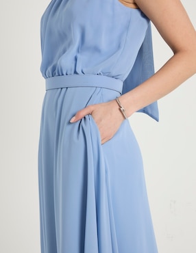 Vestido largo de fiesta Rue De La Paix escote con cuello