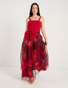 Vestido maxi de fiesta Rue de la Paix escote cuadrado