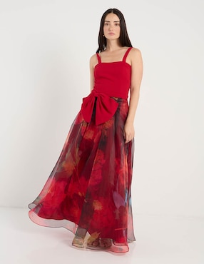 Vestido maxi de fiesta Rue de la Paix escote cuadrado