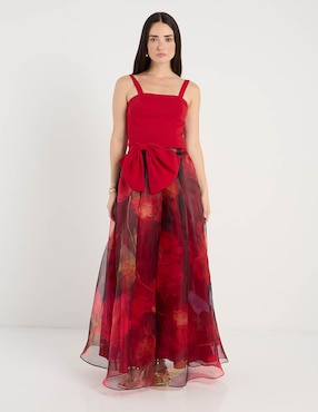Vestido maxi de fiesta Rue de la Paix escote cuadrado