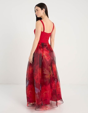 Vestido maxi de fiesta Rue de la Paix escote cuadrado