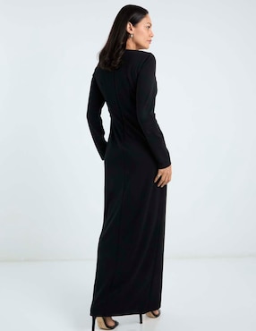 Vestido maxi de fiesta Damaia Atelier escote V