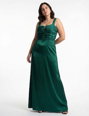 Vestido maxi de fiesta The Pattern escote corazón