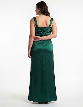 Vestido maxi de fiesta The Pattern escote corazón