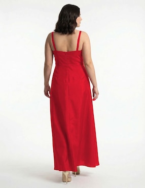 Vestido maxi de fiesta The Pattern escote corazón