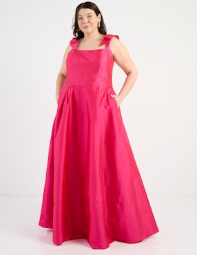 Vestido maxi de fiesta The Pattern espalda abierta