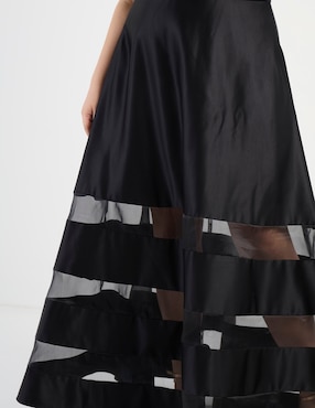 Vestido maxi de fiesta Ema Valdemossa Curvy escote V