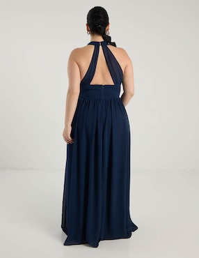 Vestido maxi de fiesta The Pattern escote profundo