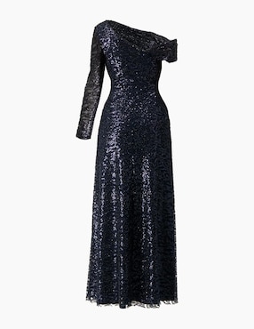Vestido largo de fiesta Ivonne Couture escote regular