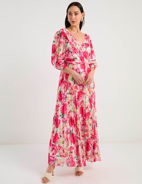 Vestido largo de fiesta Karen Olivier para mujer