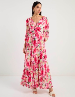 Vestido largo de fiesta Karen Olivier para mujer