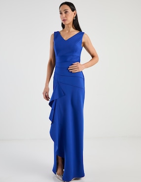 Vestido largo de fiesta Damaia Atelier escote V