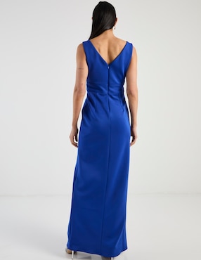 Vestido largo de fiesta Damaia Atelier escote V