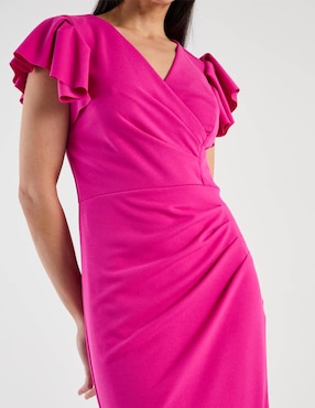 Vestido maxi de fiesta Damaia Atelier escote V