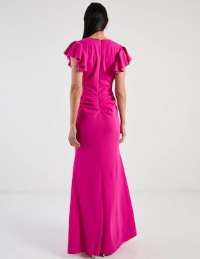 Vestido maxi de fiesta Damaia Atelier escote V