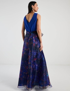 Vestido maxi de fiesta Damaia Atelier escote medio