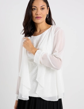 Blusa Damaia Atelier manga larga para mujer