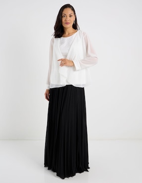Blusa Damaia Atelier manga larga para mujer