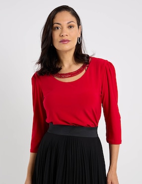 Blusa Damaia Atelier manga 3/4 para mujer
