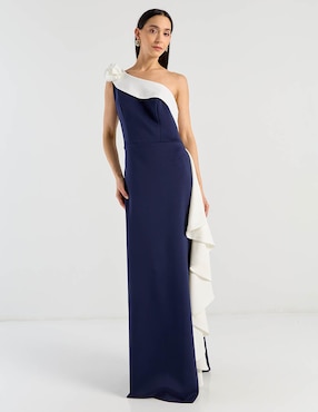 Vestido maxi de fiesta Damaia Atelier espalda cruzada
