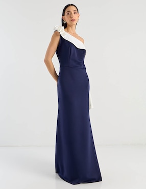 Vestido maxi de fiesta Damaia Atelier espalda cruzada