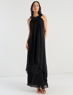 Vestido largo de fiesta Damaia Atelier escote regular