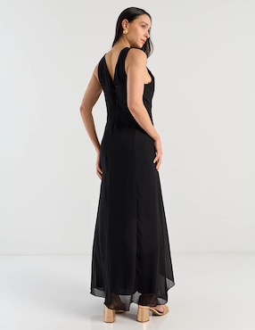 Vestido largo de fiesta Damaia Atelier escote regular