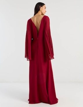 Vestido maxi de fiesta Damaia Atelier escote V