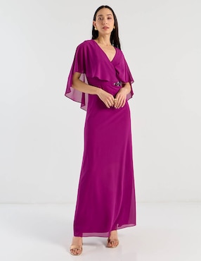 Vestido largo de fiesta Damaia Atelier escote V
