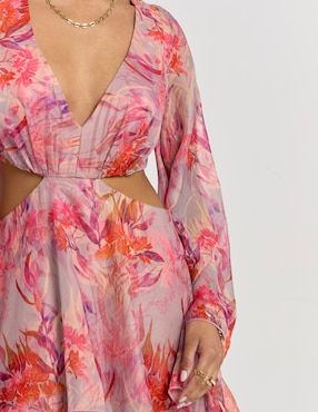 Vestido maxi de fiesta Rue escote V
