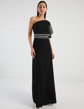 Vestido maxi de fiesta Damaia Atelier escote medio