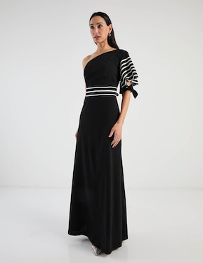 Vestido maxi de fiesta Damaia Atelier escote medio