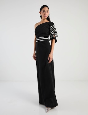 Vestido maxi de fiesta Damaia Atelier escote medio
