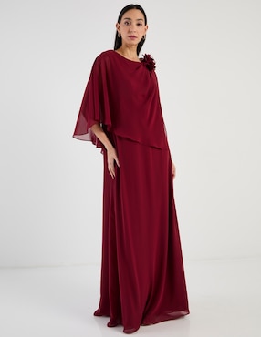 Vestido maxi de fiesta Damaia Atelier escote regular