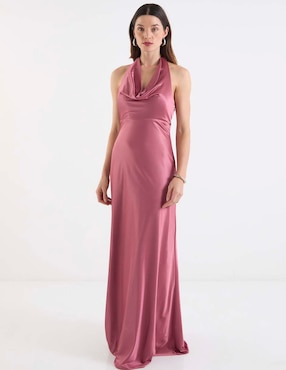 Vestido maxi de fiesta Rue de la Paix espalda cruzada
