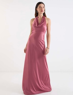 Vestido maxi de fiesta Rue de la Paix espalda cruzada