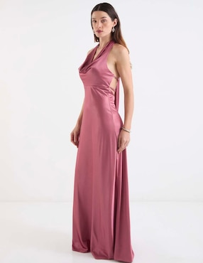 Vestido maxi de fiesta Rue de la Paix espalda cruzada