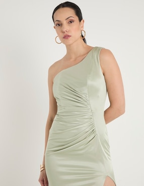 Vestido maxi de fiesta Rue de la Paix escote asimétrico
