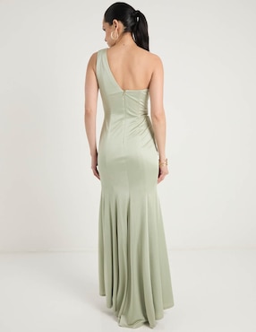 Vestido maxi de fiesta Rue de la Paix escote asimétrico