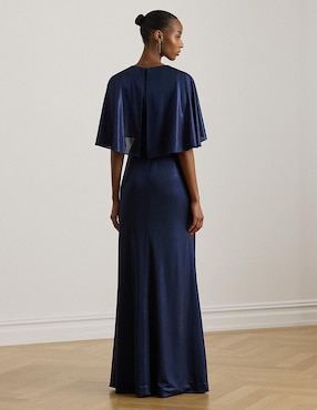 Vestido maxi de fiesta Lauren Ralph Lauren escote V