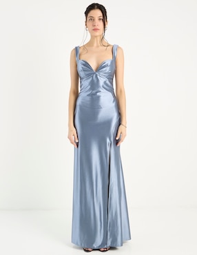 Vestido maxi de fiesta Rue de la Paix escote profundo