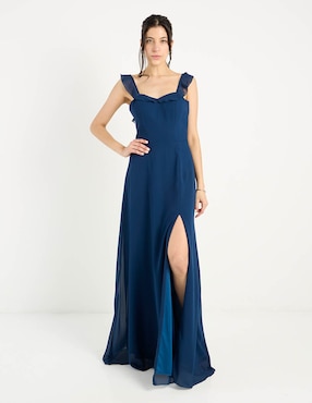 Vestido maxi de fiesta Rue de la Paix escote V