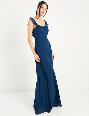 Vestido maxi de fiesta Rue de la Paix escote V