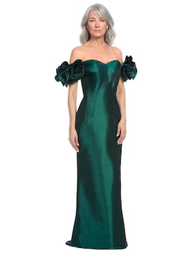 Vestido largo de fiesta Damaia Atelier escote corazón
