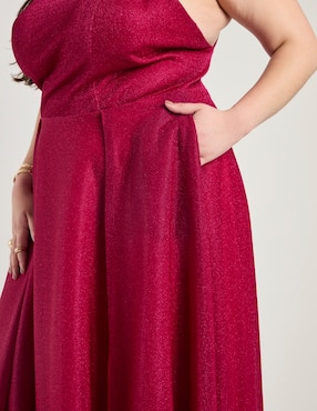 Vestido maxi de fiesta The Pattern espalda abierta
