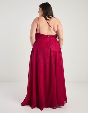 Vestido maxi de fiesta The Pattern espalda abierta