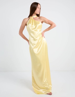 Vestido maxi de fiesta Rue De La Paix espalda cruzada