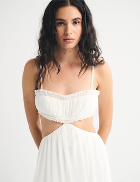 Vestido maxi de fiesta Abercrombie & Fitch para mujer