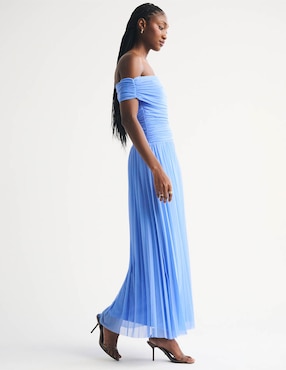 Vestido maxi de fiesta Abercrombie & Fitch para mujer