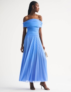 Vestido maxi de fiesta Abercrombie & Fitch para mujer